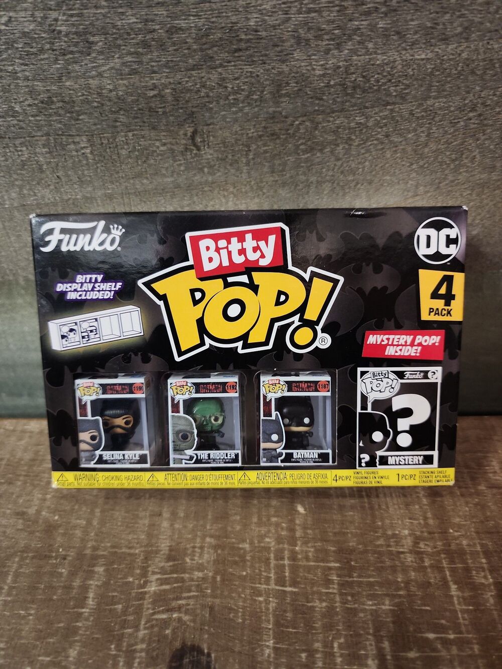 Funko Bitty Pop! DC The Batman 4-Pack - New & Sealed (Selina Kyle, Riddler)
